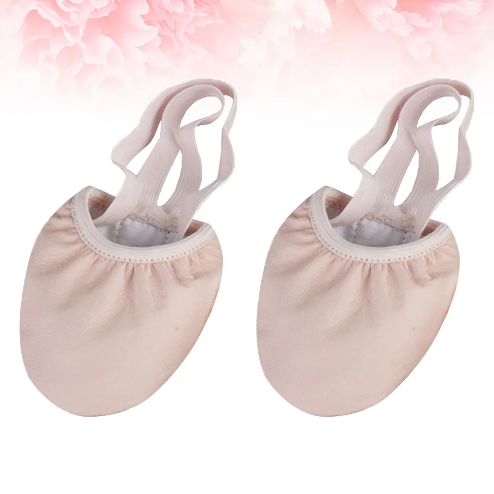 1Pair Foot Pointe Shoes Ballet Elastic Band Dance Shoes Half Breathable Non Slip Toe Protector for Yoga Modern Ballroom Dance