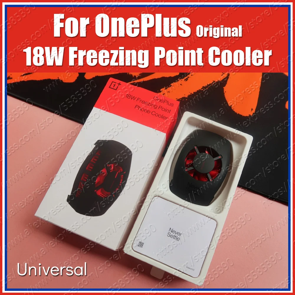 PCV02 Original 18W Freezing Point Phone Cooler Fan OnePlus 11 11R Ace Pro 10T 10R 10 Pro 9RT 9 Pro iOS Android Gaming Cooler