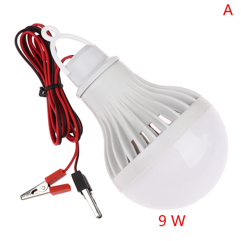 12V LED Lamp Portable Led Bulb 9W 12W Outdoor Camp Tent Night Hanging Light