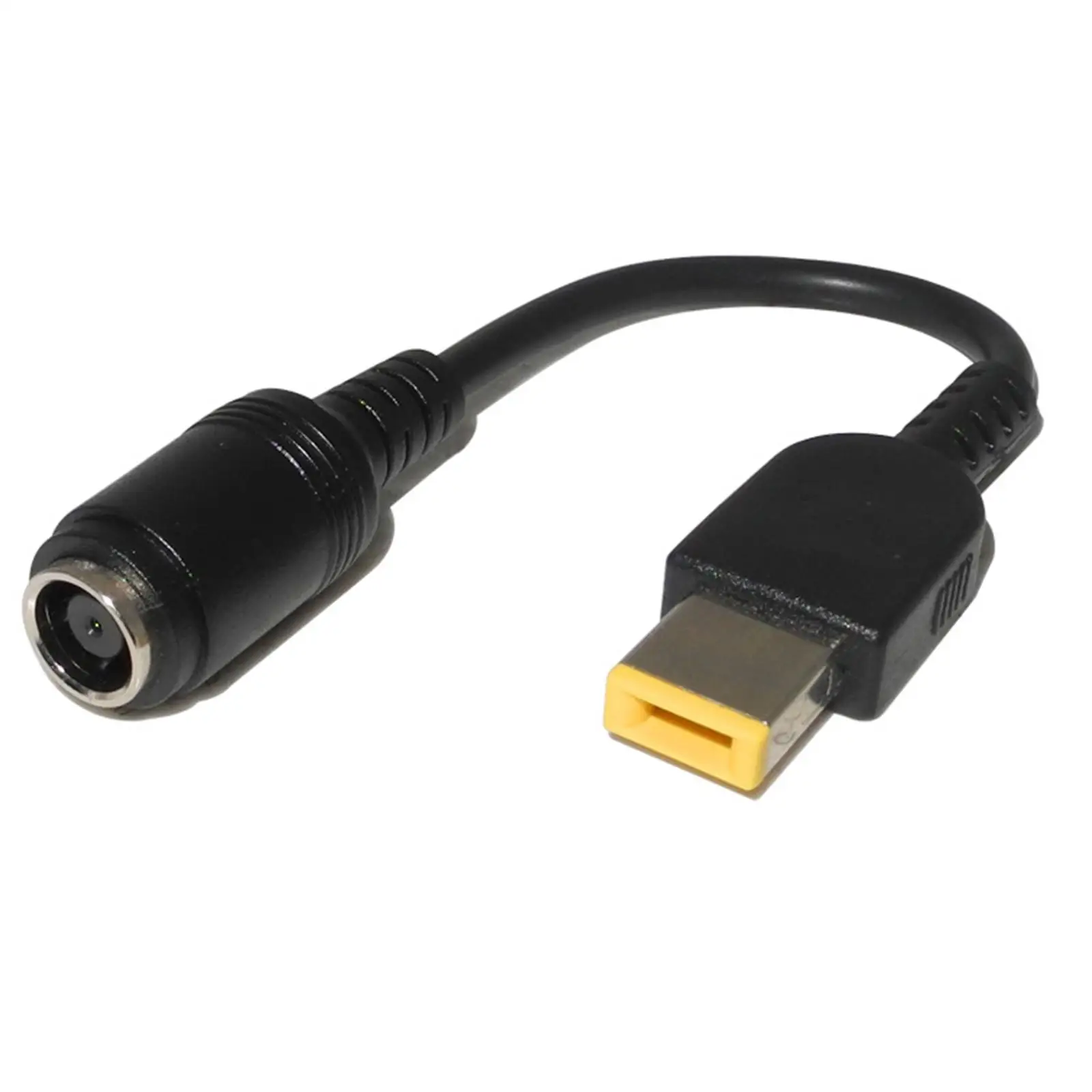 7.9*5.5mm żeński do kwadratu Jack Adapter męski konwerter dla Lenovo wtyczka do notebooka zasilacz DC kabel do laptopa ładowarka kabel C6B0