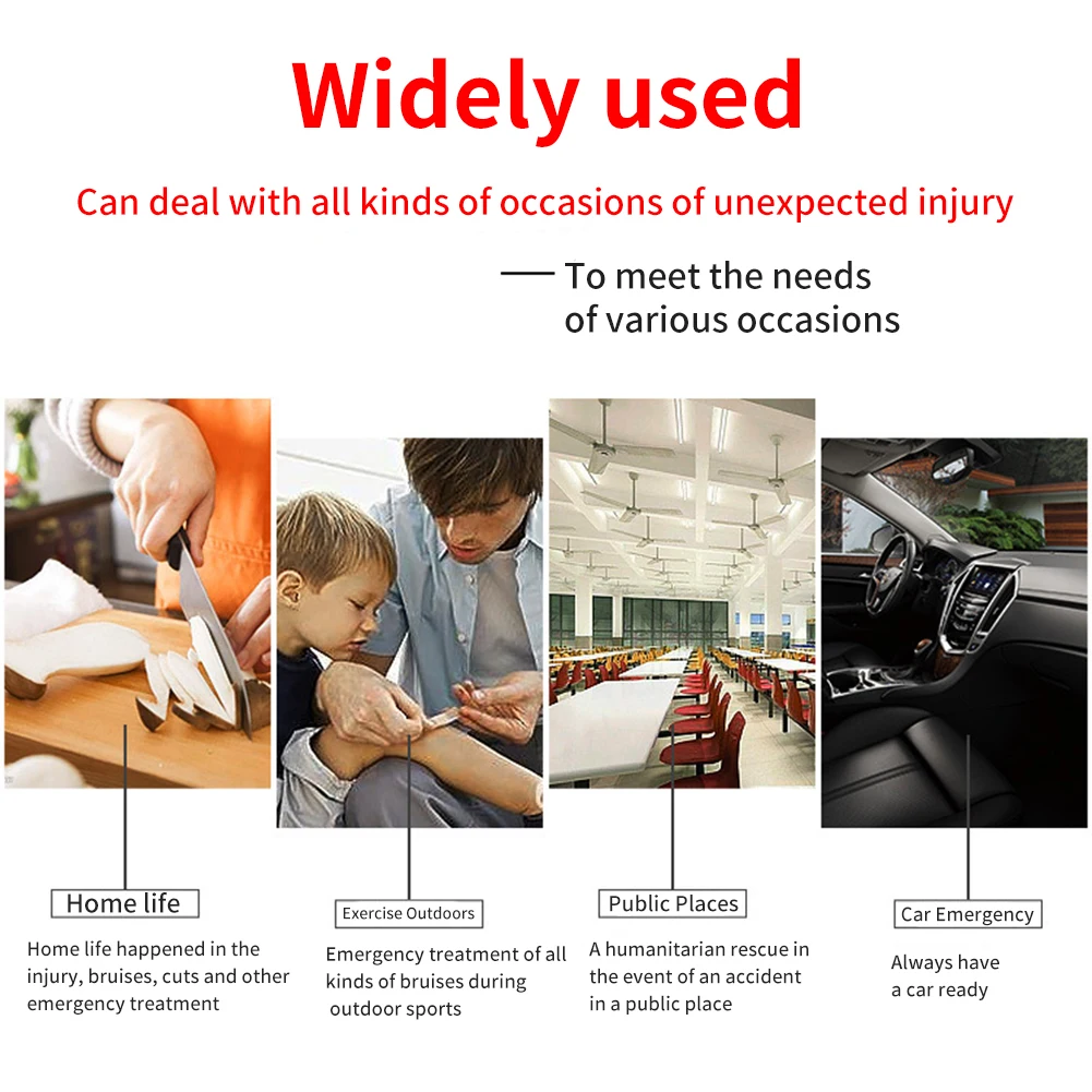 Mendaki tas pertolongan pertama multi-tujuan keselamatan Kit darurat untuk Backpacking