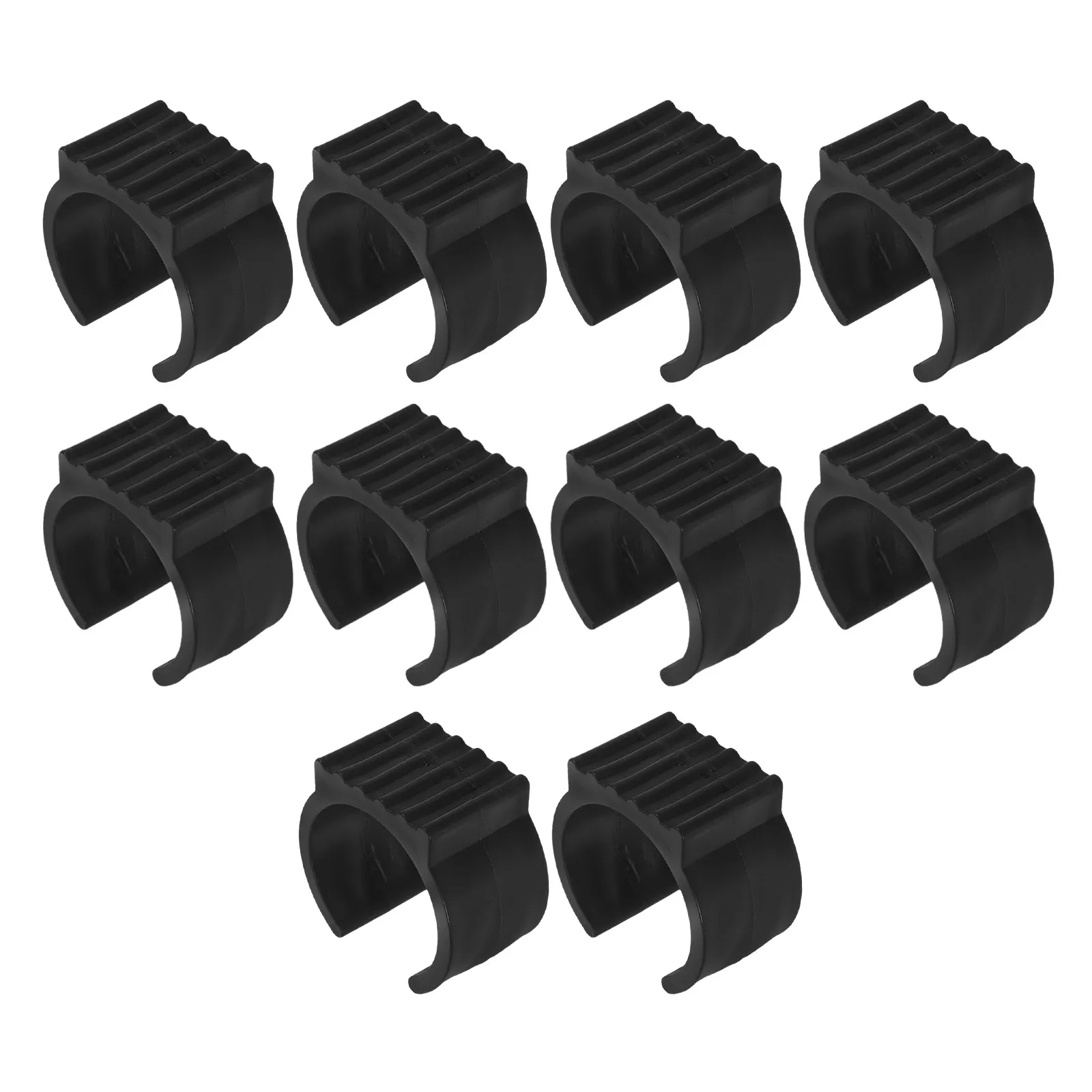 20Pcs Hammock Stand Feet Pads Non-Slip Clip-on Vinyl Chair Leg Protectors for 1.5 Inch Round Tube Base Anti Skid Furniture Leg