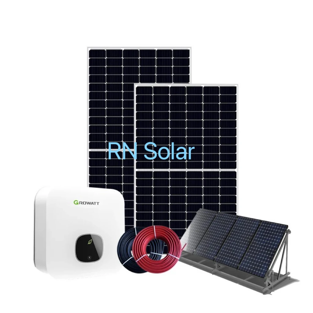 Integrated Hybrid Solar Power Plant, Off Grid Photovoltaic Design, Complete Energy System for RV Outdoor Industrial Use