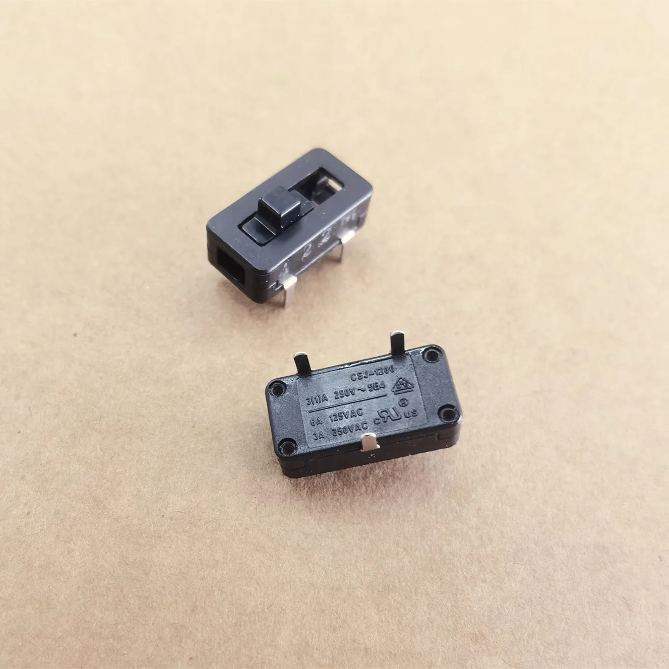 Original new 100% air duct switch CSJ-1206 3pin 2gear toggle switch welding foot 3A125V 3A250V