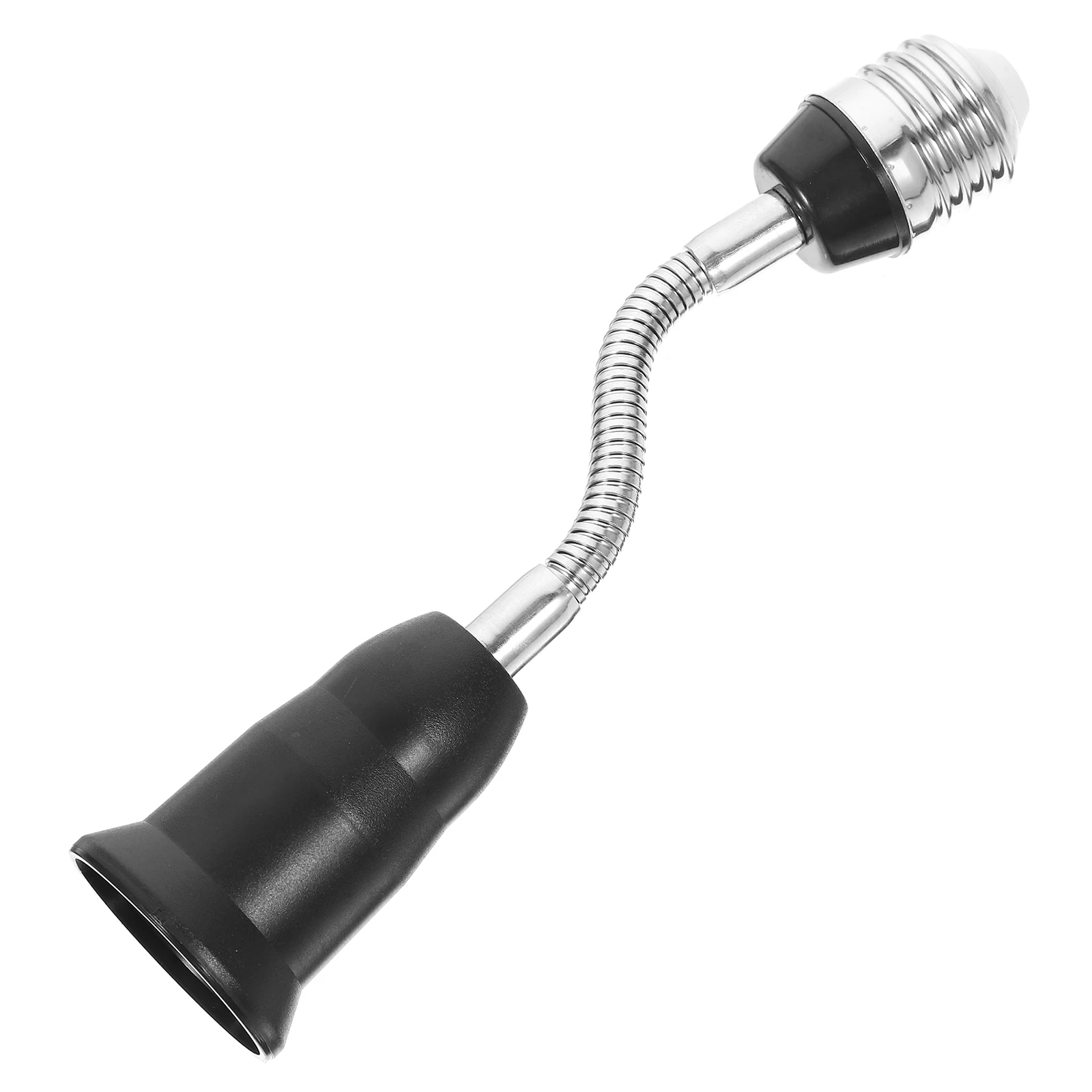 

E27 Light Socket Adapter 360 Degree Rotatable Flame Retardant PBT Material Bulb Extender Socket for Home Lighting Setup