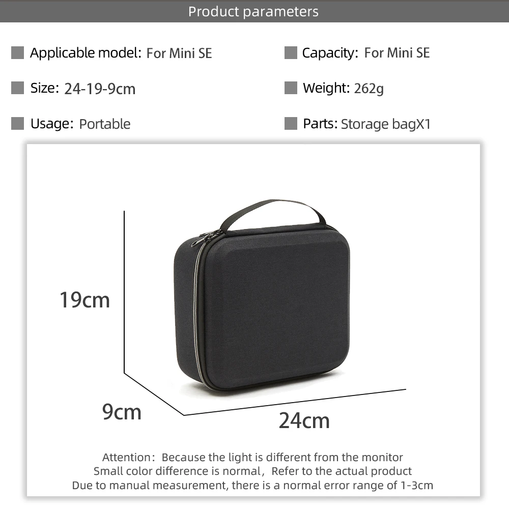 For DJI Mini SE Portable Storage Shockproof mini se Carrying Bag Nylon Soft Handbag Waterproof Carrying Case Mini SE Box Accesso