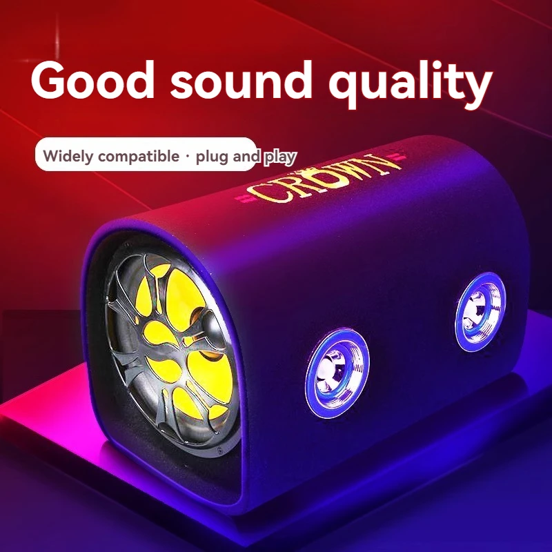 Double Tweeter High-power Bluetooth Speaker Car Audio  Subwoofer Special