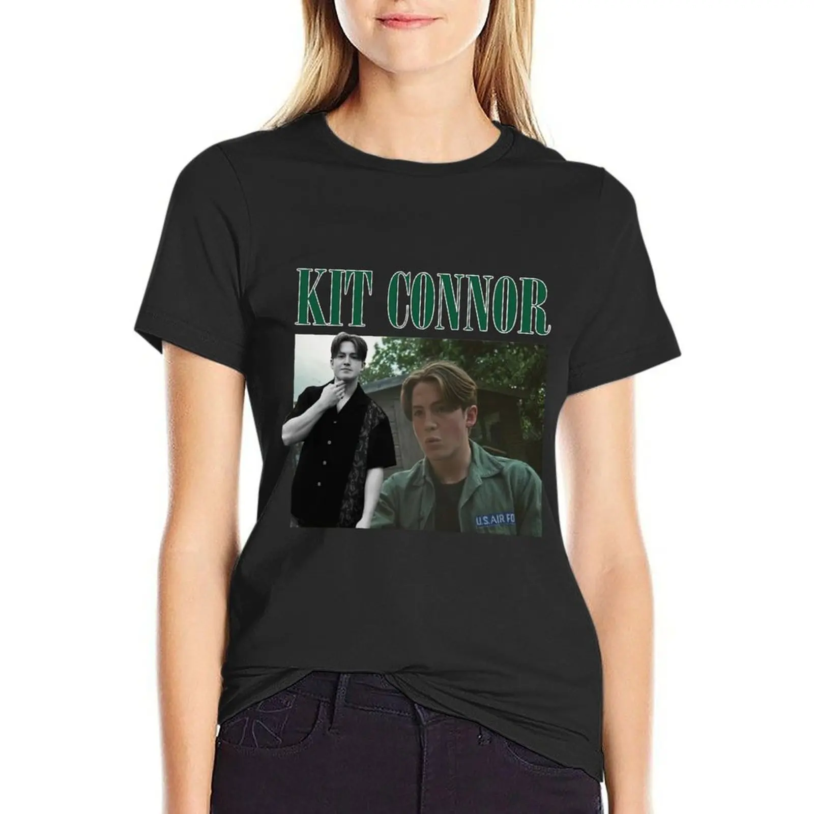 

Actor Kit Connor Vintage T-Shirt tees female t-shirts for Women graphic tees funny