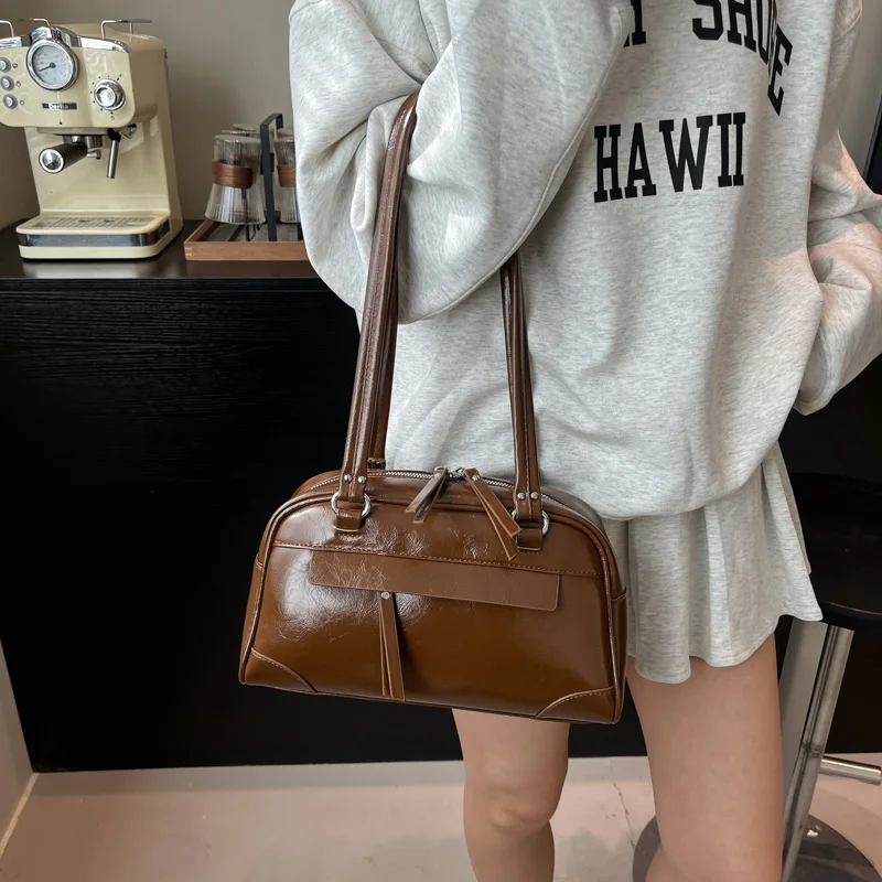 

High-End Minimalist Leisure Business Stylish Clutch Mini Bag Casual Simple Vintage Fashionable Trendy Design Letter