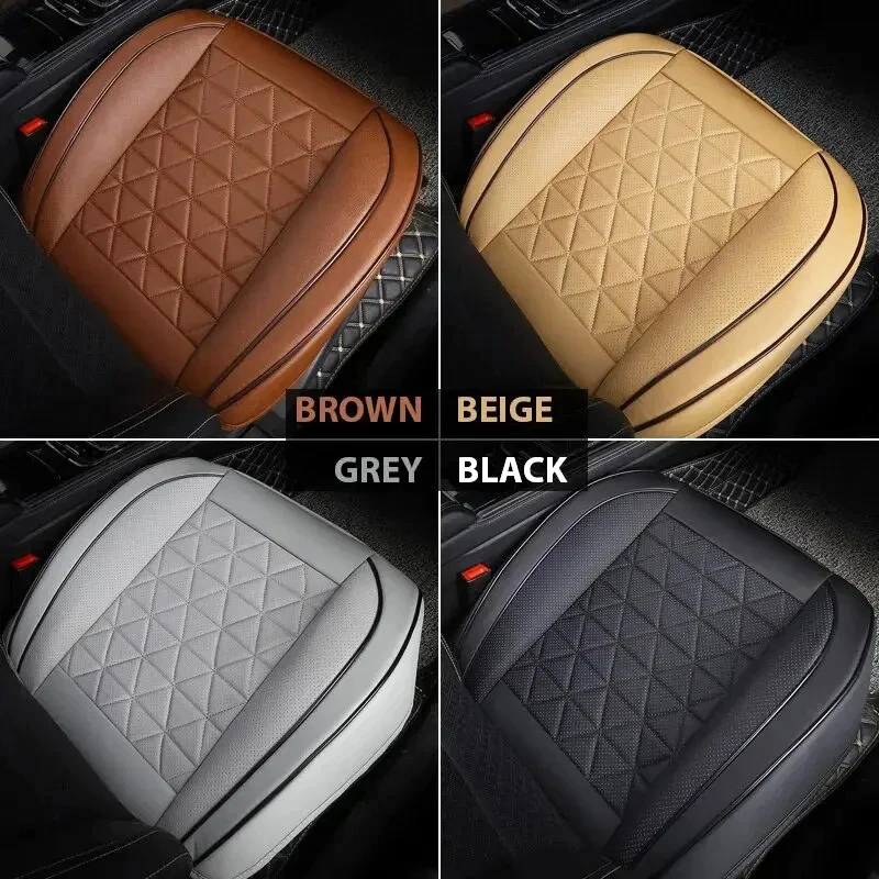Neue Vordere Auto Sitz Abdeckung PU Leder Autos Sitzkissen Autos Sitz Schutz Universal Auto Stuhl Pad Matte Auto Zubehör