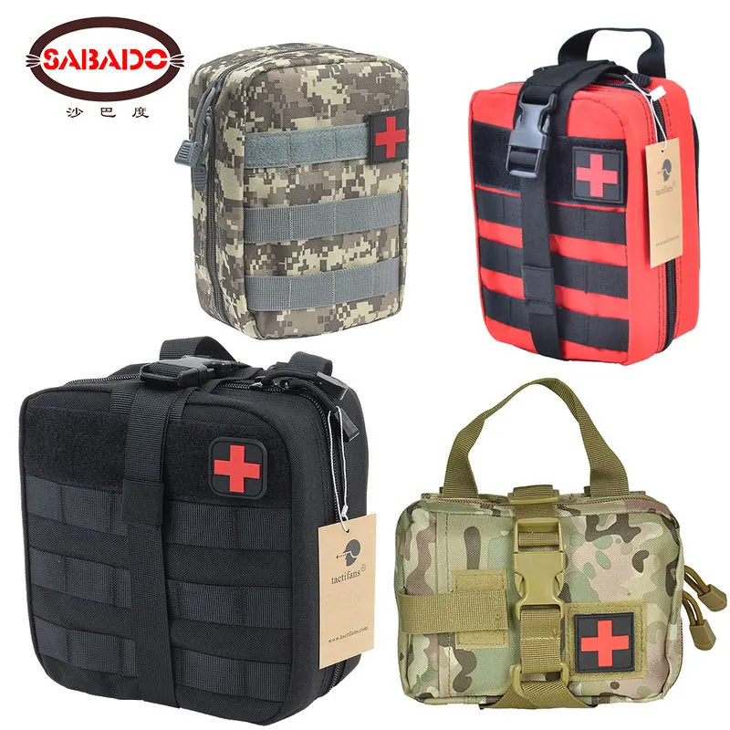 Tático primeiros socorros bolsa remendo saco molle gancho loop anfíbio ao ar livre kit médico emergência emergência edc rip-away sobrevivência ifak