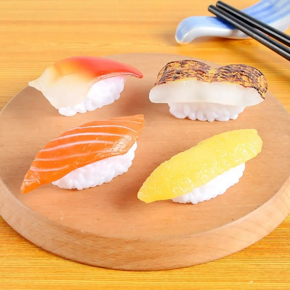 Japanese Food Simulation Sushi Model Pretend Play Cooking Toys Simulation Kitchen Toy Rice Ball Simulation Food Food Toys