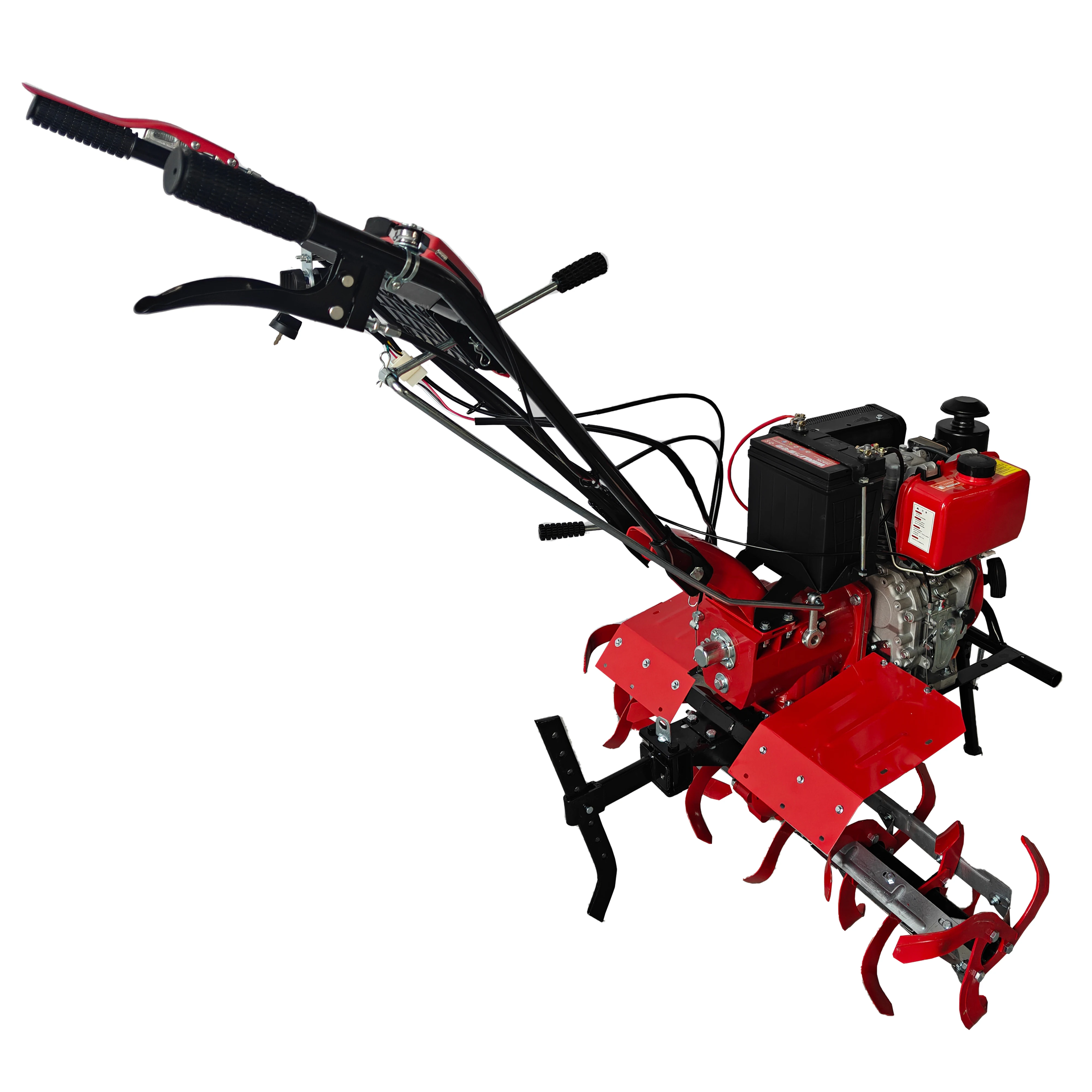 

Motoazada Agriculture Farm Tiller Small Tractor Direct Connection Rotary Cultivator Diesel-Powered Weeder