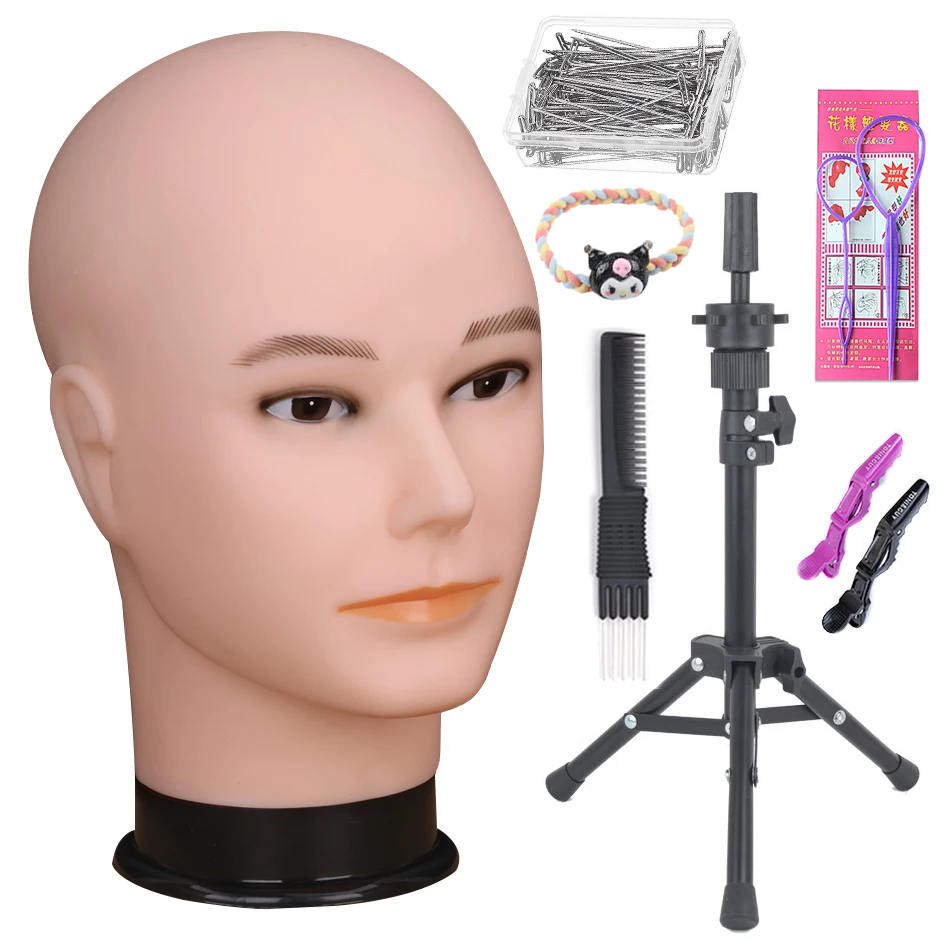 Adjustable Mannequin Head Wig Stand