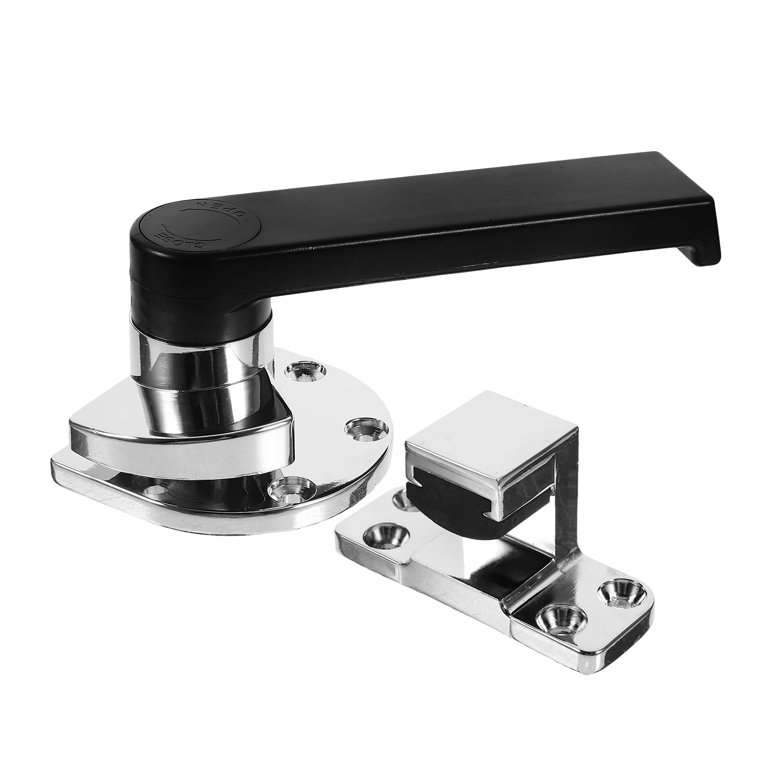 

Ручка двери шкафа из цинкового сплава, сверхмощная защелка, гладкая, устойчивая к коррозии, кухонная, элегантный дизайн, металлическая ручка