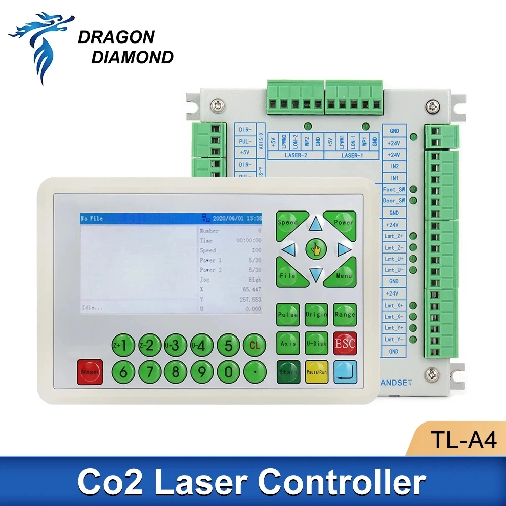 

Co2 Laser DSP Controller System TL-A4 Replace Ruida 6445G/S Trocen Leetro Controller For Co2 Laser Engraving and Cutting Machine