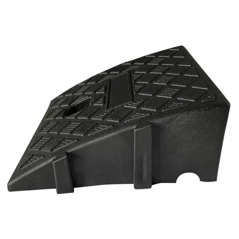 

Driveway Curb Ramps Heavy Duty PVC Ramps For Driveway Non-Slip Threshold Ramp With Strong Bearing Capacity For Trucks