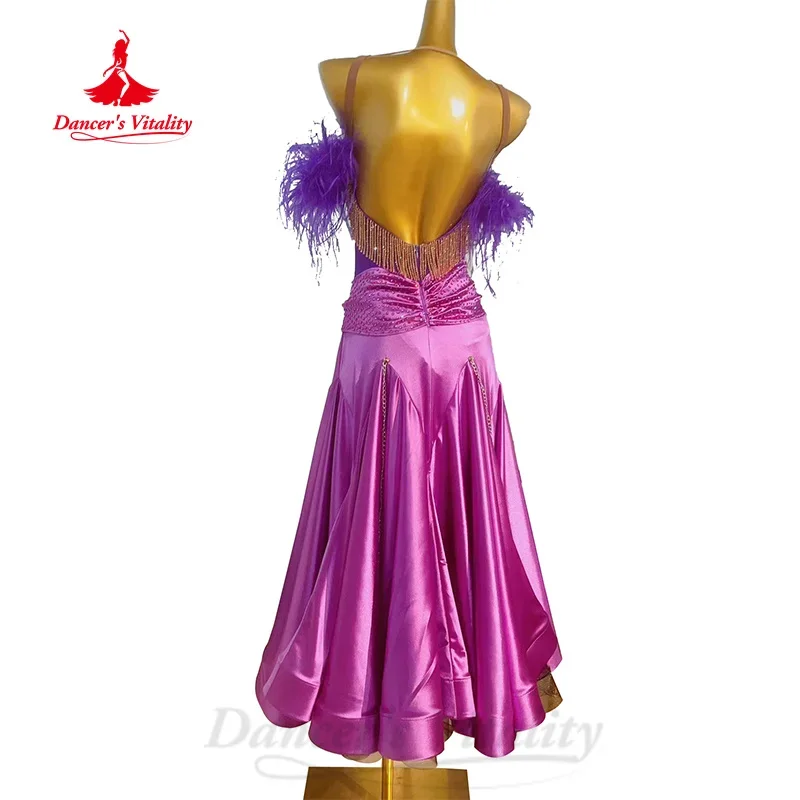 Modern Dancing Clothing Customized High-end Elegant Fishtail Dresses Adult and Child Waltz Social Dance Performance Costumes