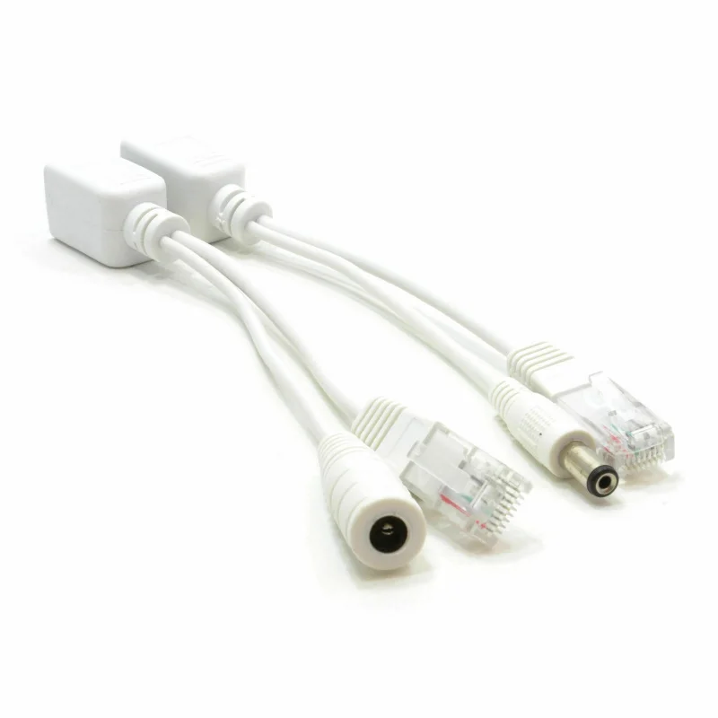 LL  for  12V Power Over Ethernet Passive POE Injector Splitter Adapter IP Camera AP