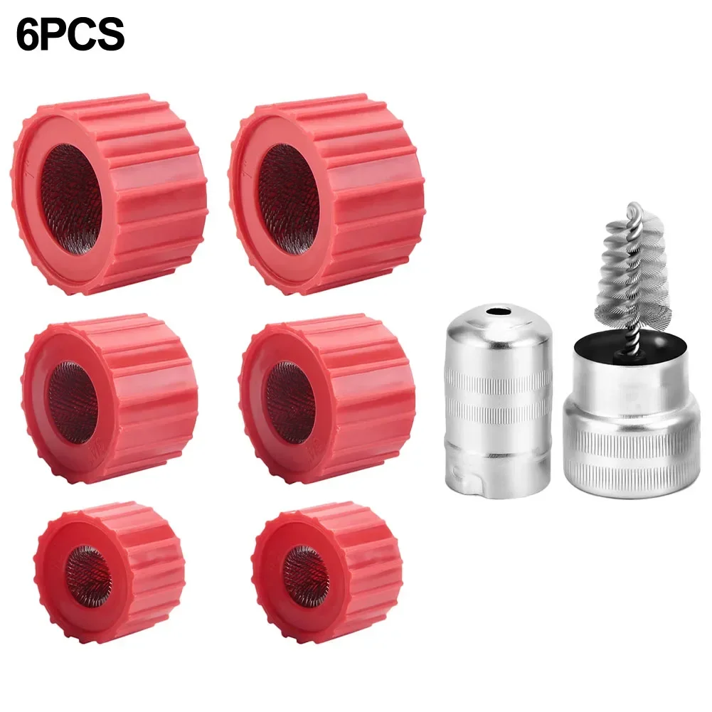 

6PCS Copper Pipe Cleaner 1/2 3/4 1 Inch Tube Cleaning Brush Parts For Automotive Pipe Maintenance Plumber Hand Tools Accessories