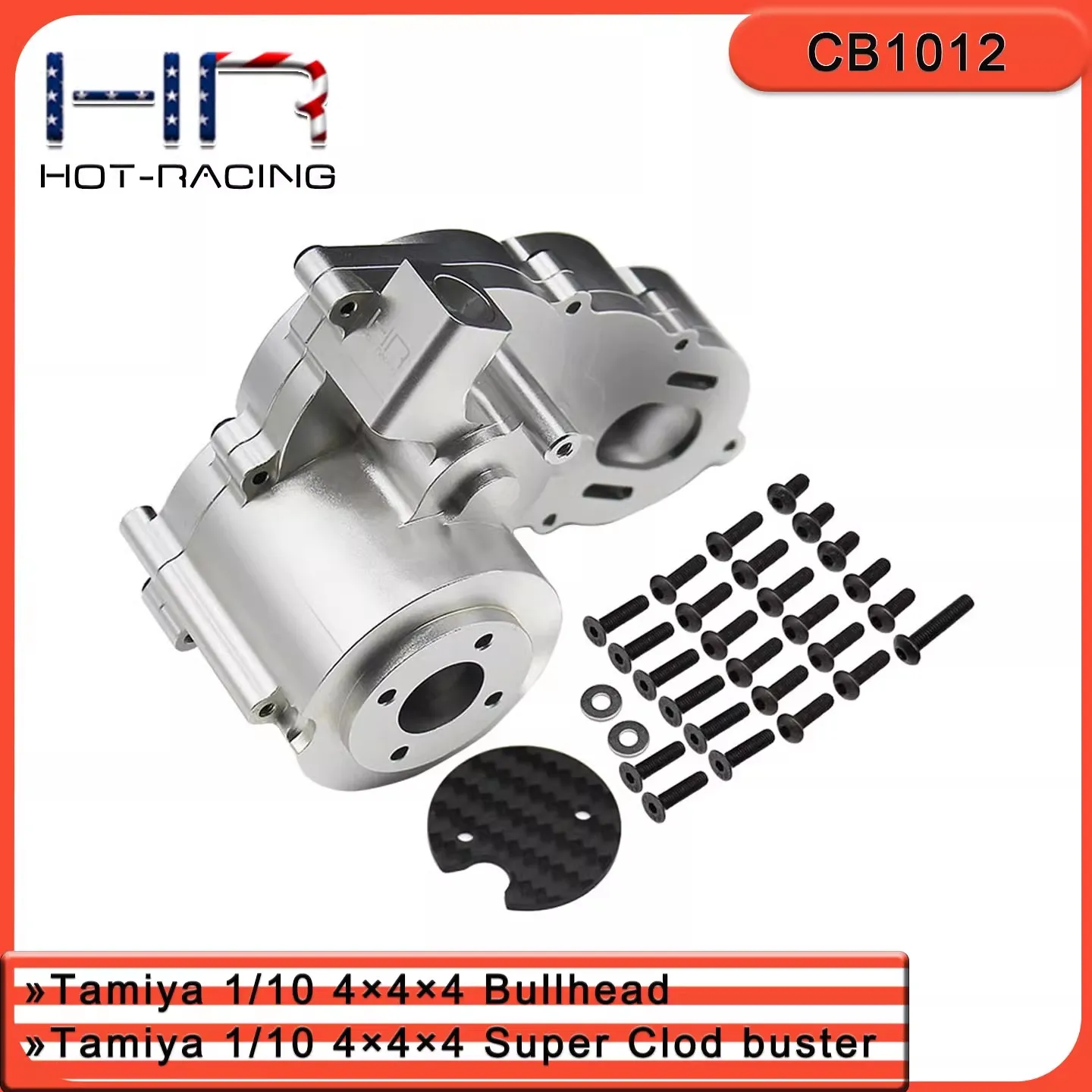 

HR Tamiya 1/10 Super Clod Buster/Bullhead aluminum alloy gearbox for both front and rear use