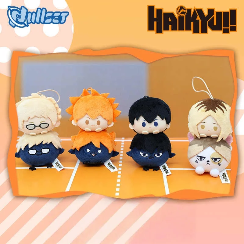 

NULLSET Haikyuu Kawaii Stuffed Toys Hinata Shoyo Tobio Kageyama Kozume Kenma Plush Pendant Cartoon Model Dolls Birthday Gifts 4