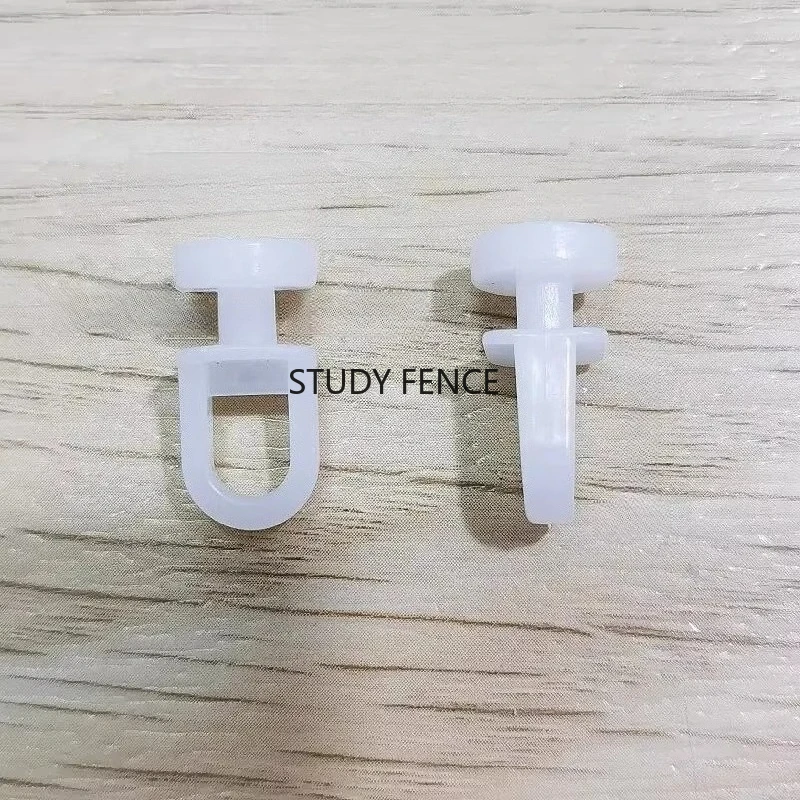 30pcs Curtain Track Accessories Accessories Roller Vintage Straight Rail Curved Rail Guide Hook Ring Slide Rail Pulley Buckle