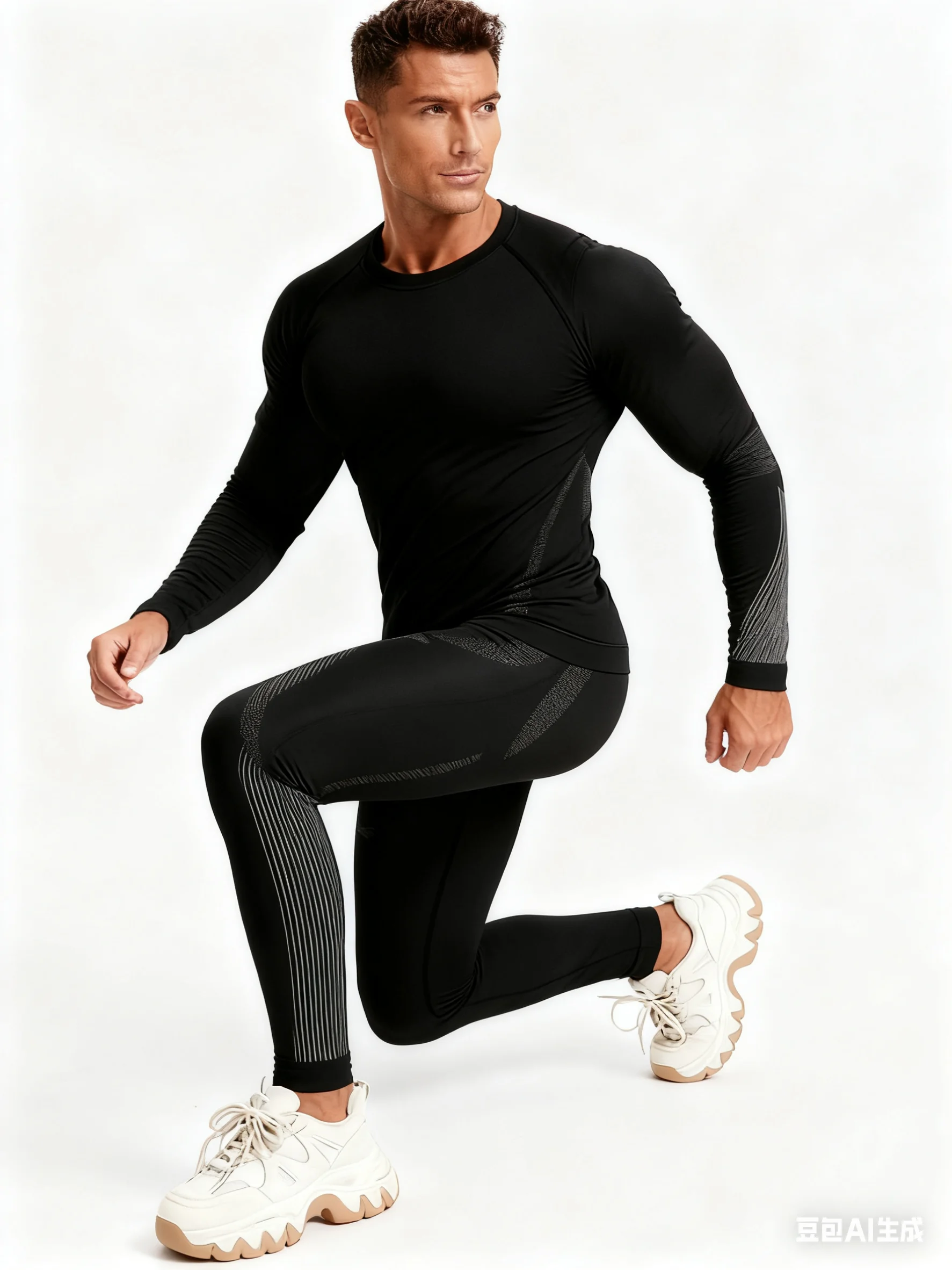 ملابس داخلية حرارية للرجال طقم جونز طويل للطقس البارد طبقة أساسية علوية وسفلية #4