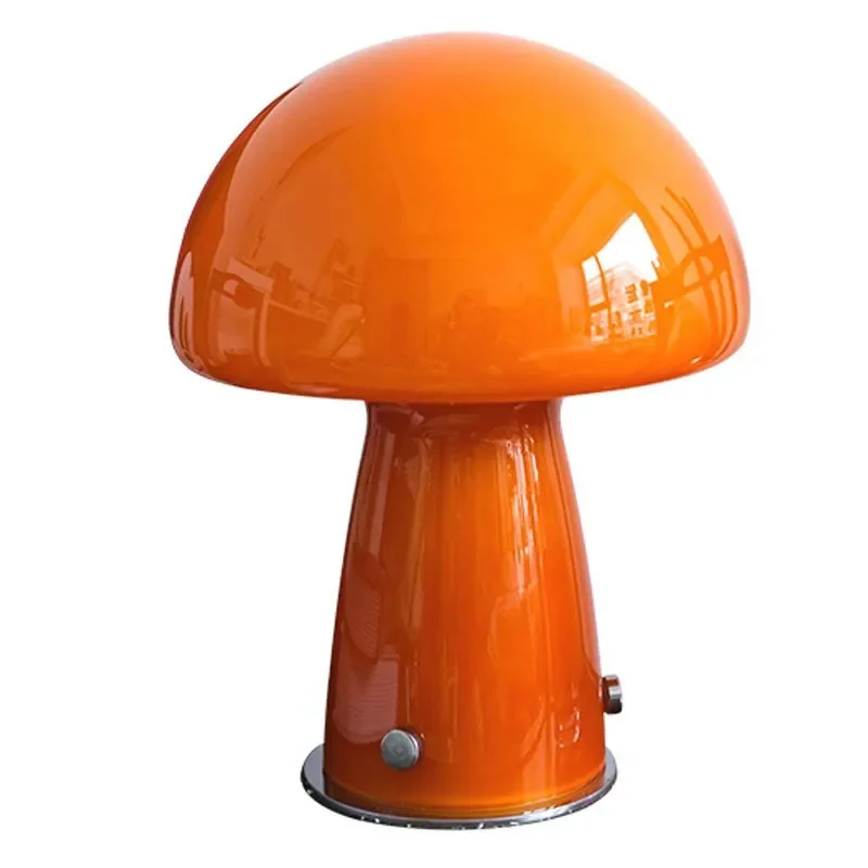 

Bauhaus medieval table lamp Nordic simple Internet celebrity girl bedside atmosphere mushroom lamp