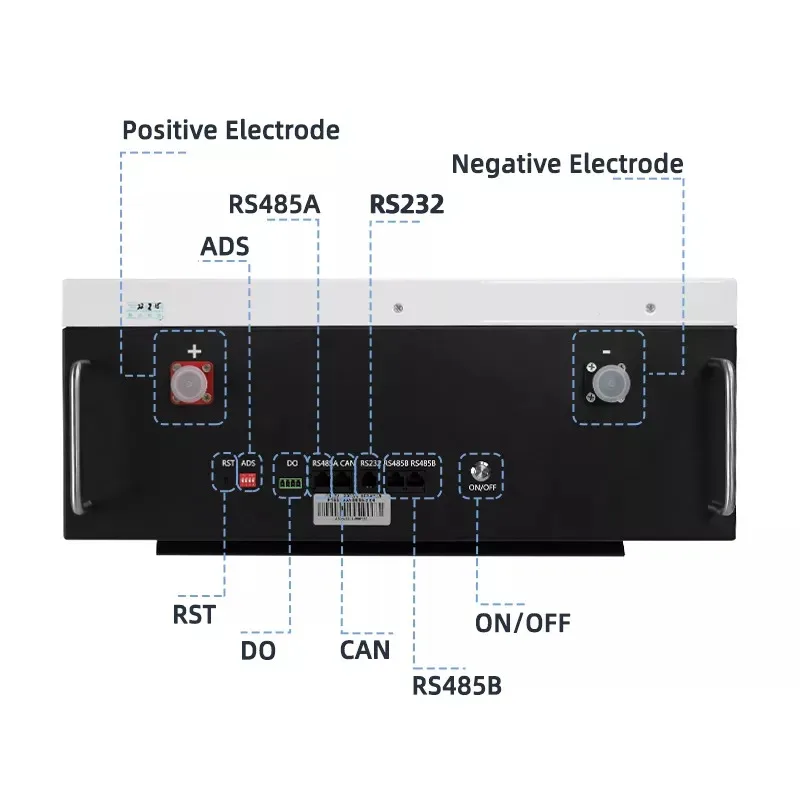 Lovsun 10 Years Warranty Household Power Wall Lifepo4 Lithium Battery 10kwh 20 Kw 48v 100ah 200ah for Home Solar System