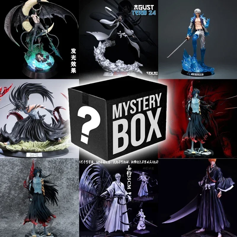 Bleach Anime Figures Blind Box Set - Kurosaki Ichigo, Aizen and Rukia Action Figures