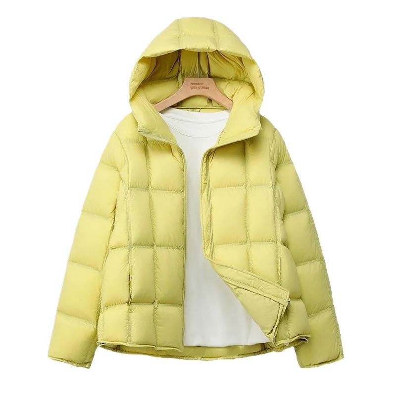 

Puff Down Padded Tops Women's Quilting Parkas 2026 Winter Hooded Loose Bread Clothes Thickened Jacket Zipper Solid Coat