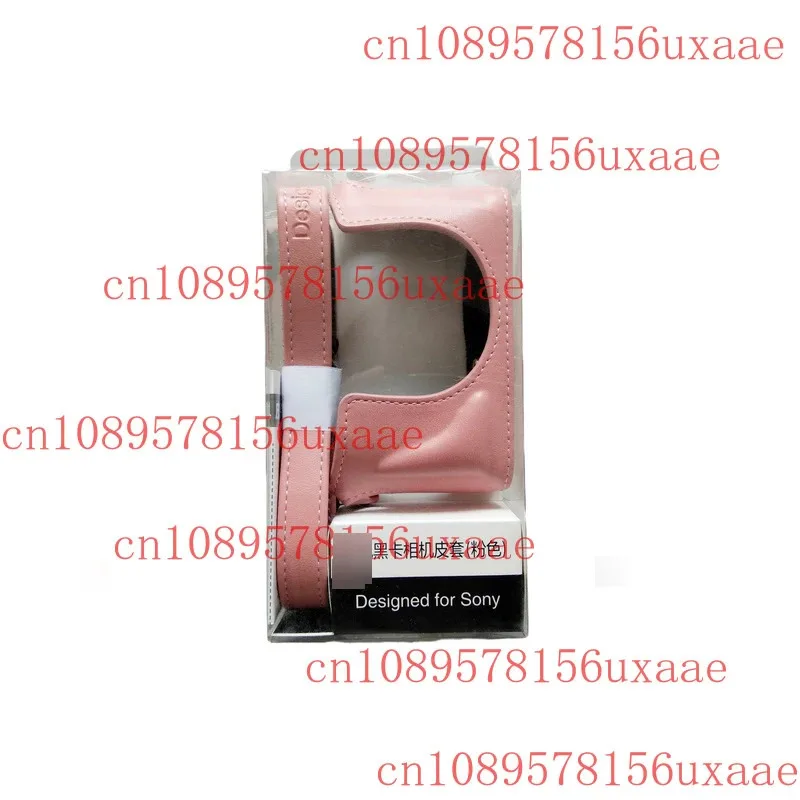 Capa de couro PU para câmera Sony RX100 Mark II III IV V M2 M3 M4 M5A M6 M7