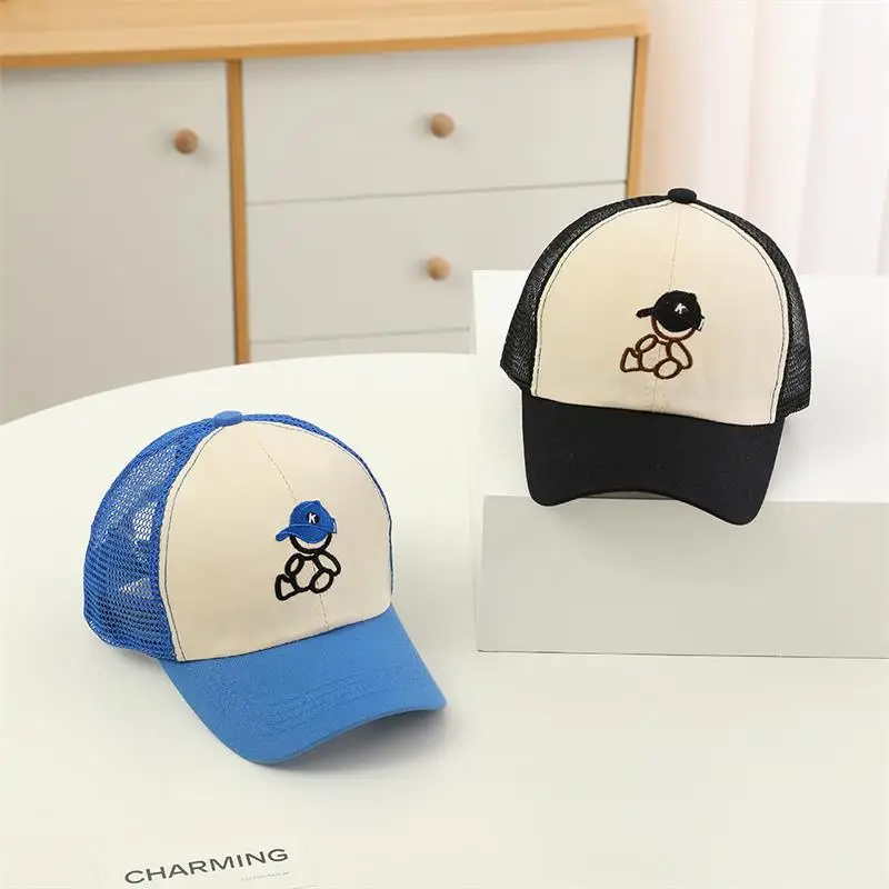 Doitbest Mesh Summer Boys Girls Cap Baseball Breathable Cartoon Baby Sun Hats Kids Child Peaked Caps Outdoor Snapback Gorras