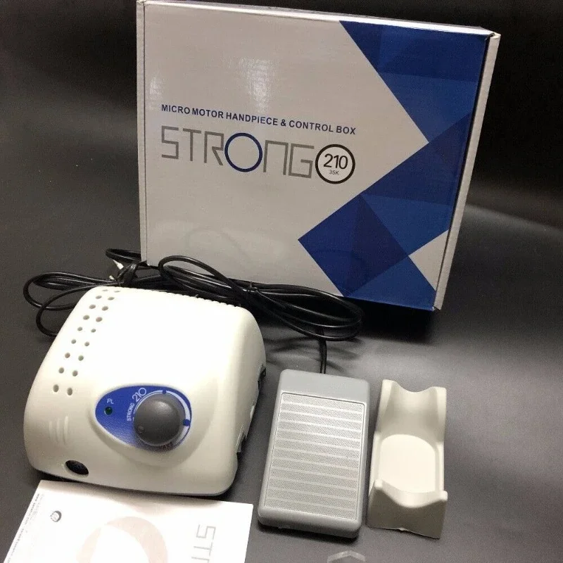 Forte 210 forets à ongles électriques Machine de manucure 35000 tr/min manucure pédicure équipement fichier Bits outil perceuse Machine pour ongles