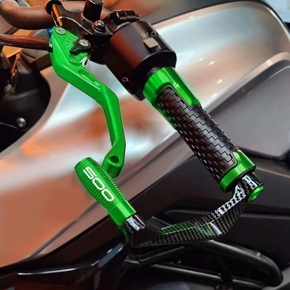 

2024 2025 Motorcycle Accessories Handlebar Brake Clutch Lever Hand Guard Protector For Kawasaki Z500 Ninja 500 Ninja500 Z 500 SE