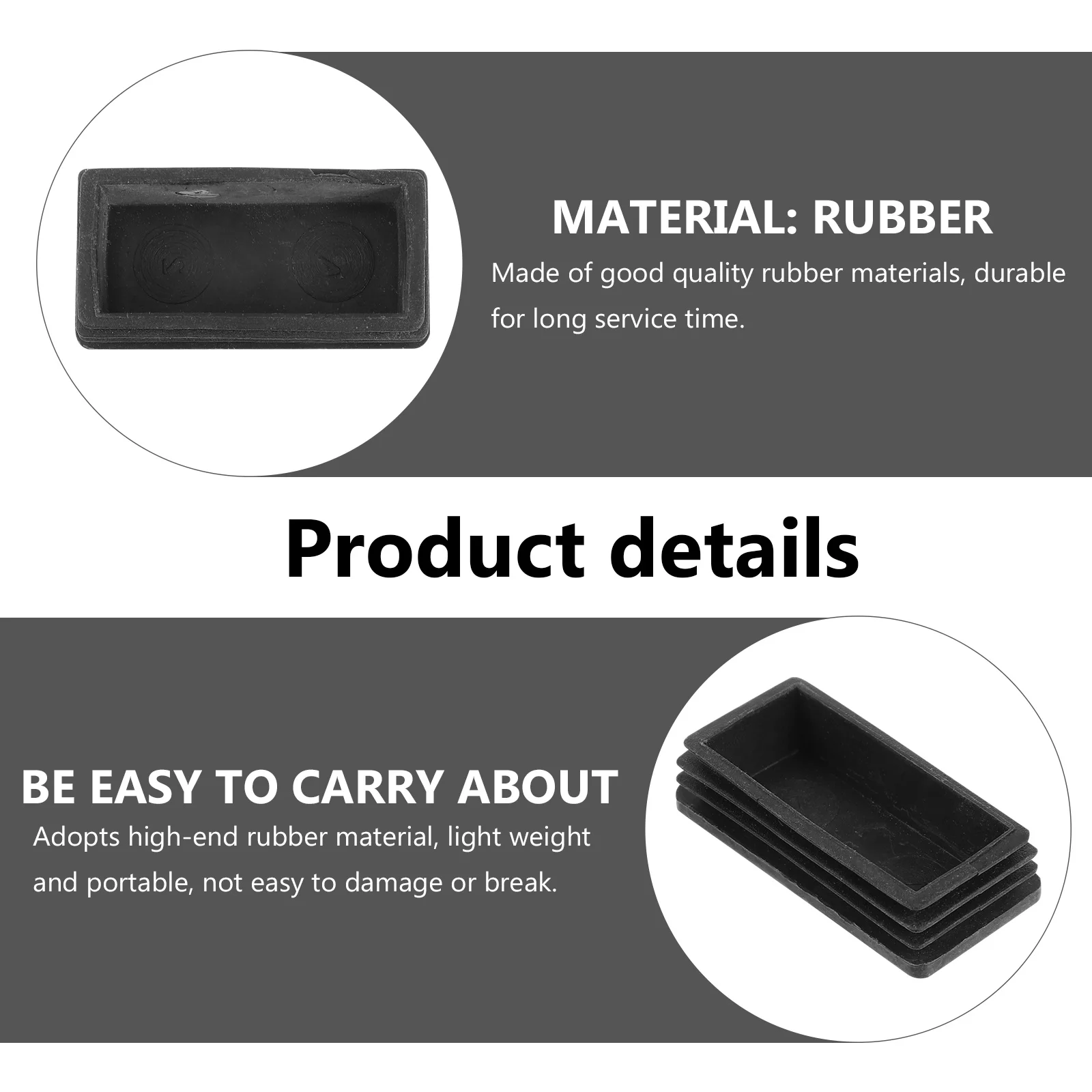 2 قطعة يغطي الساق سلم منصات واقية غير قابلة للانزلاق لسلالم قابلة للطي قبضة قوية الطابق آمنة طويلة الأمد حصيرة مطاطية #4