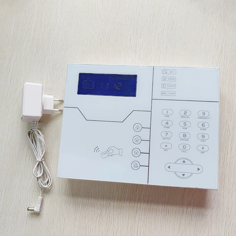 433MHz Focus ST-VGT Alarm Host Panel with RJ45 Ethernet Cable Port TCP IP GSM Network Support French English for Home Security