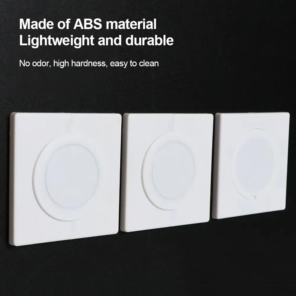 Plastic Wall Hole Cover 86Type Outlet Hole Air-conditioning Dust Plug Easy Install Reserved Hole Hole Cap Furniture Hardware