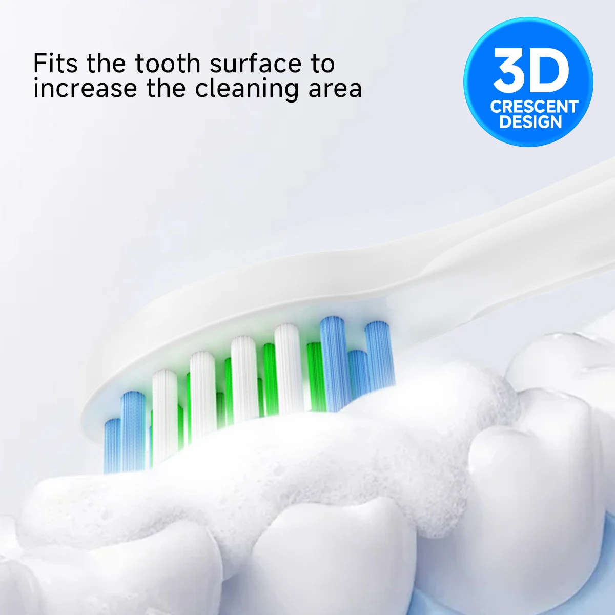 

4Pcs/8Pcs/12Pcs/Pack Replacement Brush Heads For usmile Electric Toothbrush Head Deep Clean Type / Soft Bristle Type Oral Care