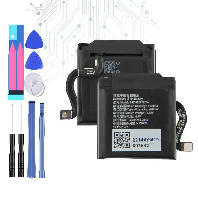 

HB512627ECW Боковой кабель для часов Huawei 2 Pro 4G Высокоэффективный 420 мАч