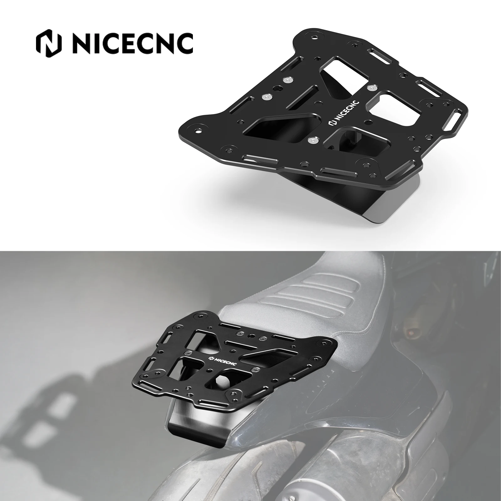 NICECNC Motorcycle Rear Aluminium luggage rack for Harley Sportster S RH1250S 2021-2024 2023 2022 Rererance 59500836