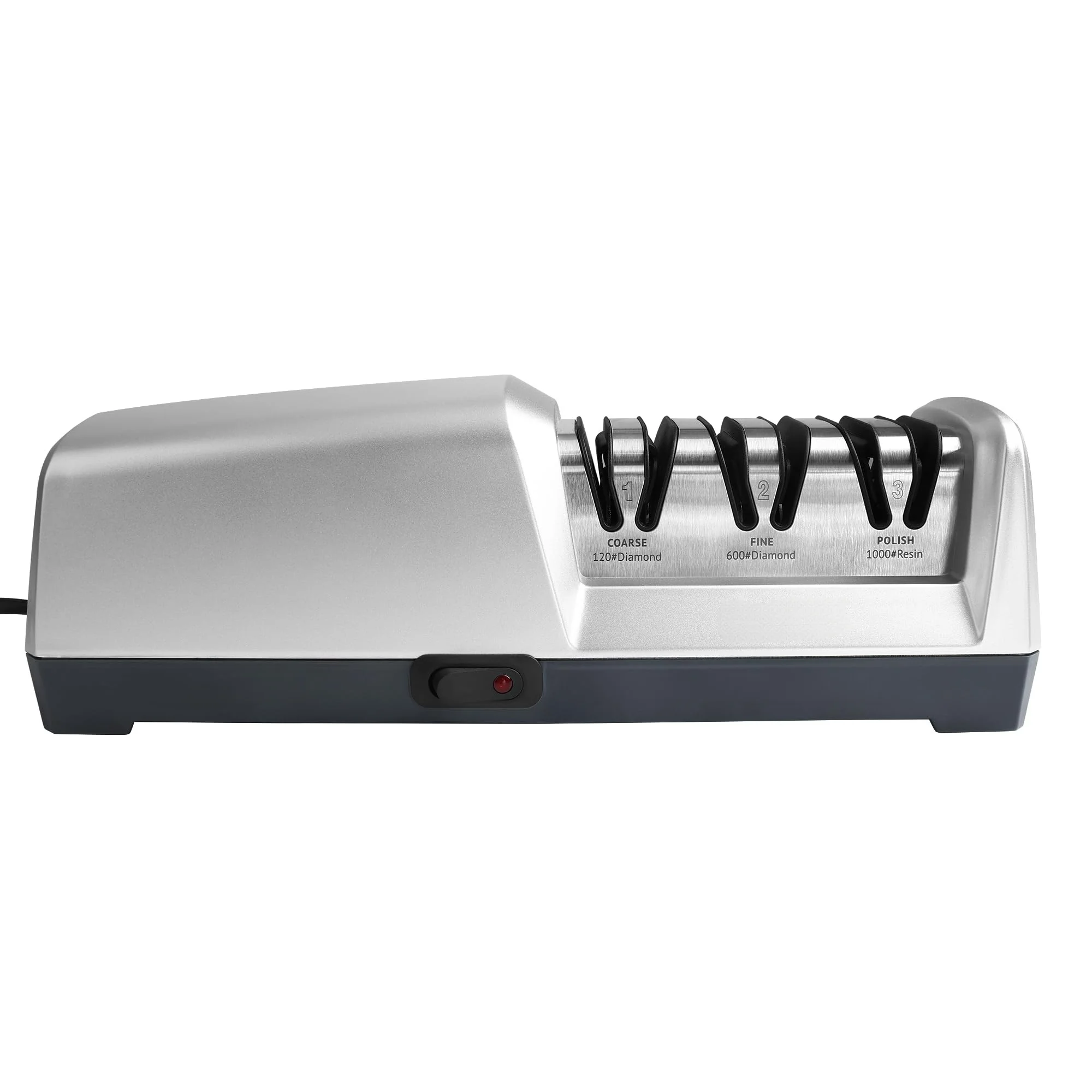 

Top Level 3 Stages Electric Diamond Steel Kitchen Knife Sharpener Smart Gadgets for Kitchenware