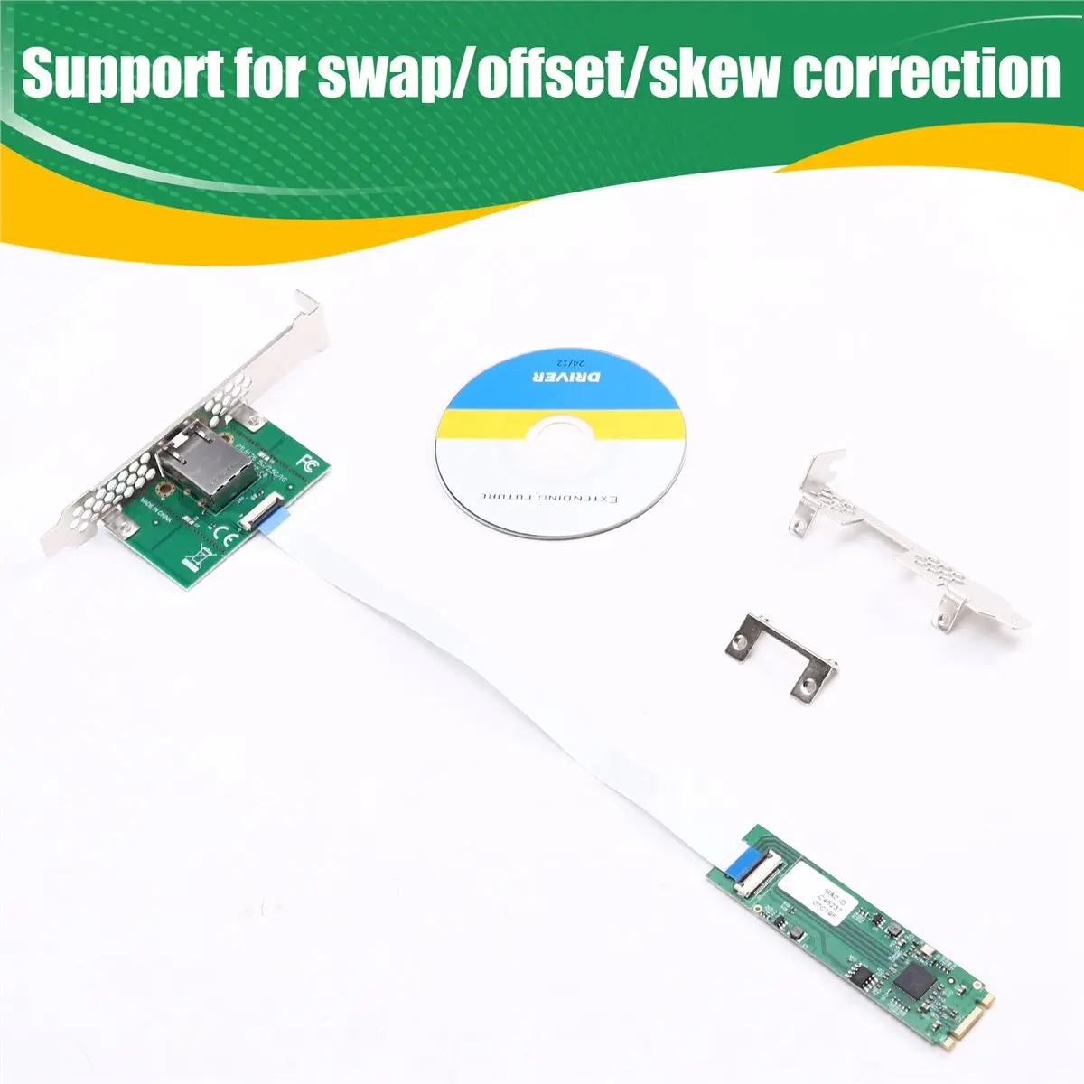 DT81 M.2 B+M KEY to 5Gbps Gigabit Network Card Single Port Wired Network Adapter RTL8126 Chip for Win7/8/10