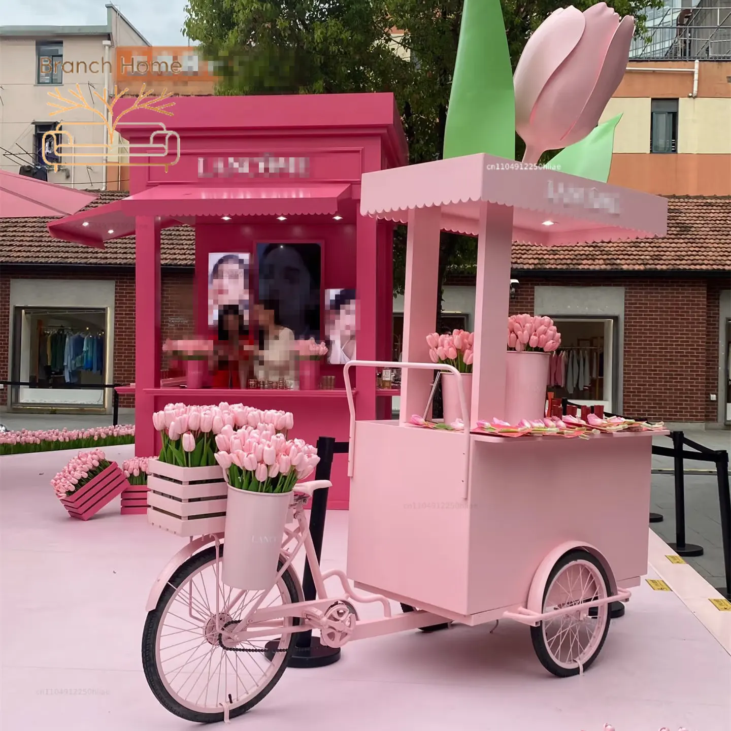 Mobile float, drinks, stall car, dining car, supermarket booth display stand, cruise car, wrought iron stall, trolley