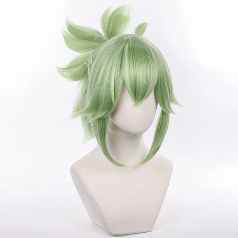 أنيمي شعر مستعار جينشين تأثير كوكي شينوبو شعر مستعار تأثيري قطعة واحدة كعكة رقيق نمط