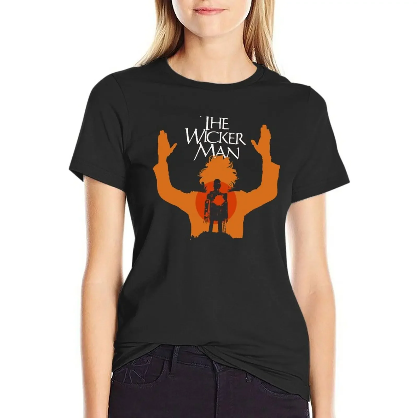 

The Wicker Man T-shirt Short sleeve tee summer top Woman fashion