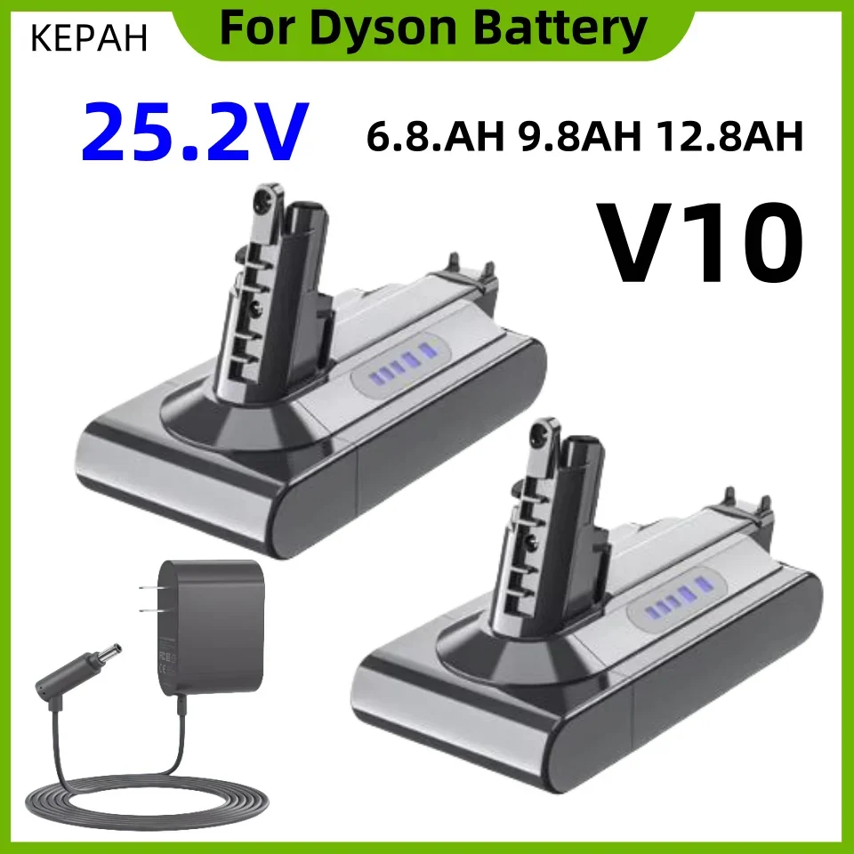 

For Dyson V10 12800mAh Battery 25.2V SV12 Vacuum Cleaner Battery SV12 Battery for Cyclone V10 Animal Cyclone V10 Total Clean