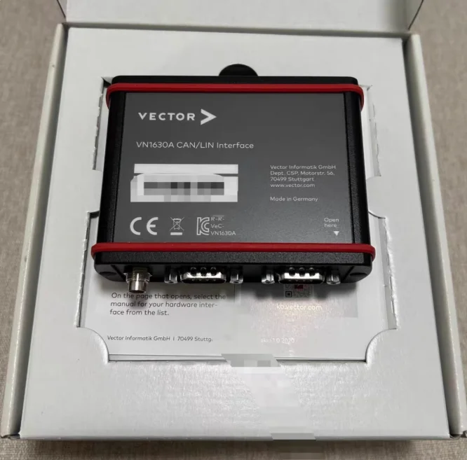 For Vector official hardware VN1630A, featuring CAN/LIN interfaces, with original packaging included.