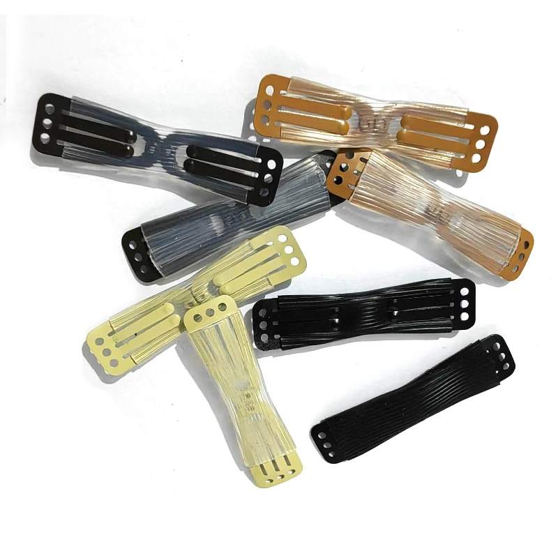 5pcs Butterfly wig clip 4.5CM length 2 teeth BB clip, hair comb extension clip